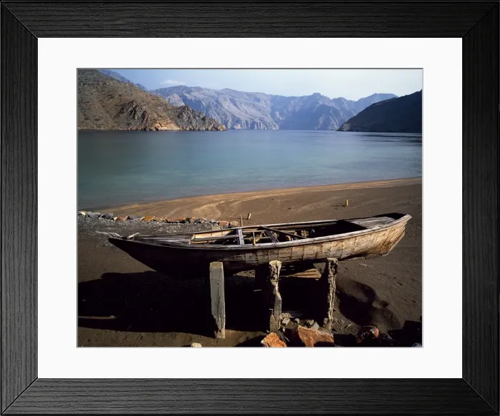Framed Print : Boat under construction at Darwat Qabal Framed Print : Boat under construction at Darwat Qabal