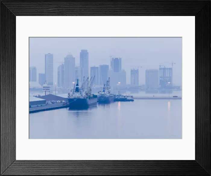 Framed Print : Qatar, Doha, Doha Port Framed Print : Qatar, Doha, Doha Port