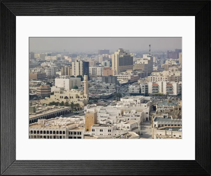 Framed Print : Qatar, Doha, Skyline Framed Print : Qatar, Doha, Skyline