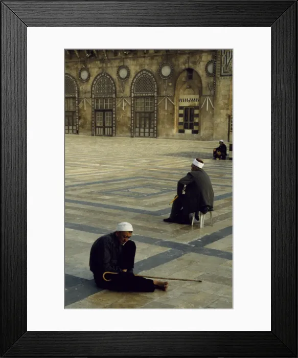 Framed Print : The old and infirm at the Great Mosque Framed Print : The old and infirm at the Great Mosque