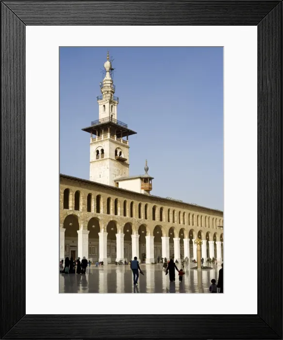 Framed Print : Umayyad mosque (708-715), Damascus, Syria Framed Print : Umayyad mosque (708-715), Damascus, Syria