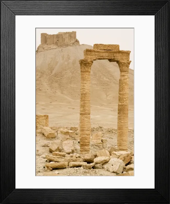 Framed Print : Qalaat Ibn Maan castle and Palmyra Framed Print : Qalaat Ibn Maan castle and Palmyra