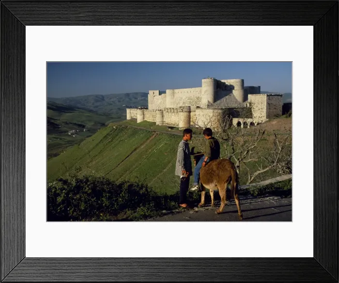 Framed Print : Probably the most celebrated of Crusader castles Framed Print : Probably the most celebrated of Crusader castles