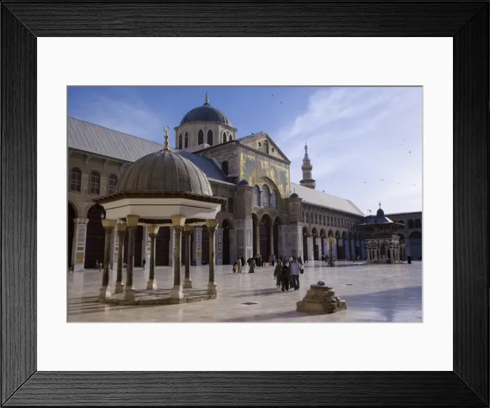 Framed Print : The Dome of the Clocks in the Umayyad Mosque Framed Print : The Dome of the Clocks in the Umayyad Mosque