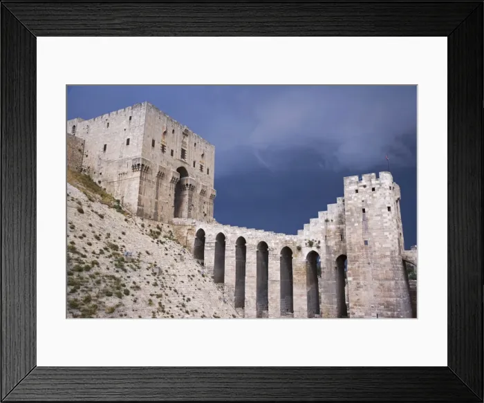 Framed Print : The Citadel before a storm, Aleppo Framed Print : The Citadel before a storm, Aleppo