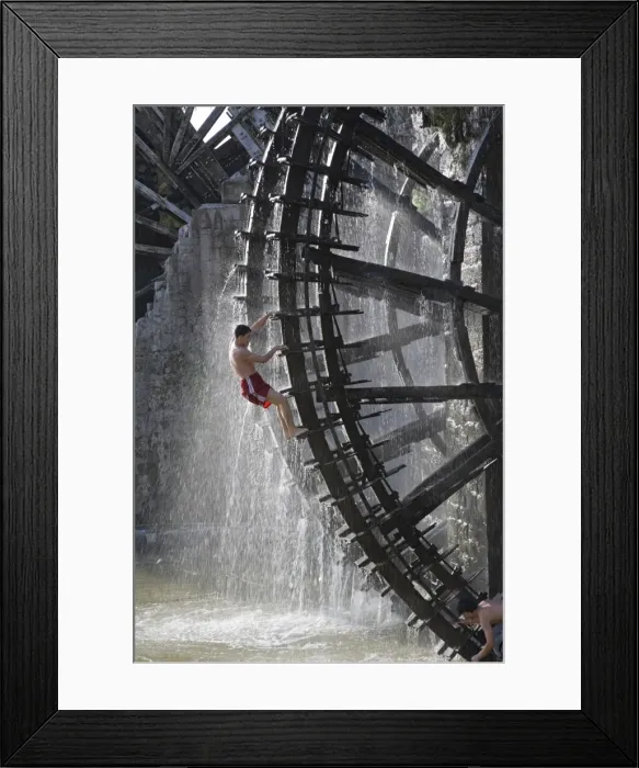 Framed Print : The Norias of Bechriyyat in Hama, Syria Framed Print : The Norias of Bechriyyat in Hama, Syria