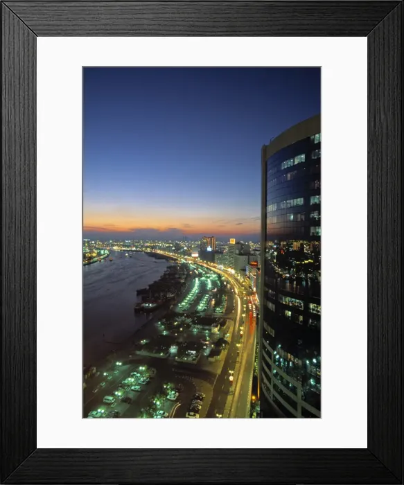 Framed Print : Dubai Creek Framed Print : Dubai Creek