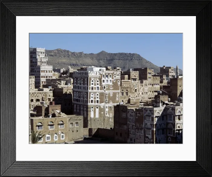 Framed Print : Surrounded by a massive 20 to 30-foot high wall Framed Print : Surrounded by a massive 20 to 30-foot high wall