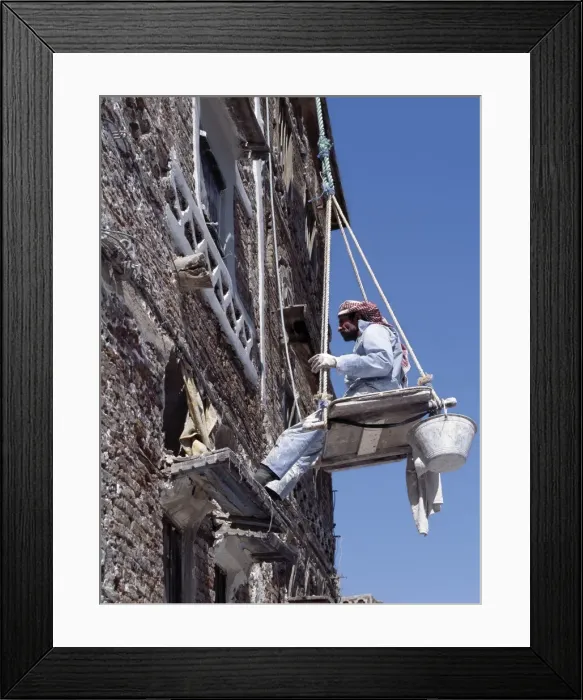 Framed Print : Surrounded by a massive 20 to 30-foot high wall Framed Print : Surrounded by a massive 20 to 30-foot high wall