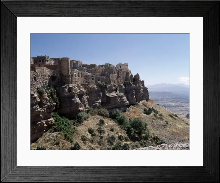 Framed Print : Perched on the edge of the Tabal Kawkaban (9 Framed Print : Perched on the edge of the Tabal Kawkaban (9