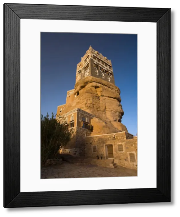 Framed Print : Dar Al Hajar (the Rock Palace), Wadi Dhar, Yemen Framed Print : Dar Al Hajar (the Rock Palace), Wadi Dhar, Yemen