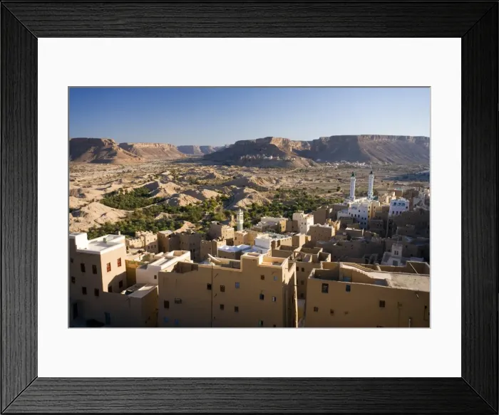 Framed Print : Al Hajjarin Village Framed Print : Al Hajjarin Village