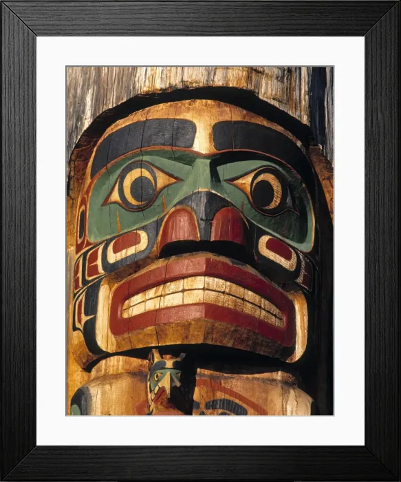 Framed Print : Totem Poles Framed Print : Totem Poles