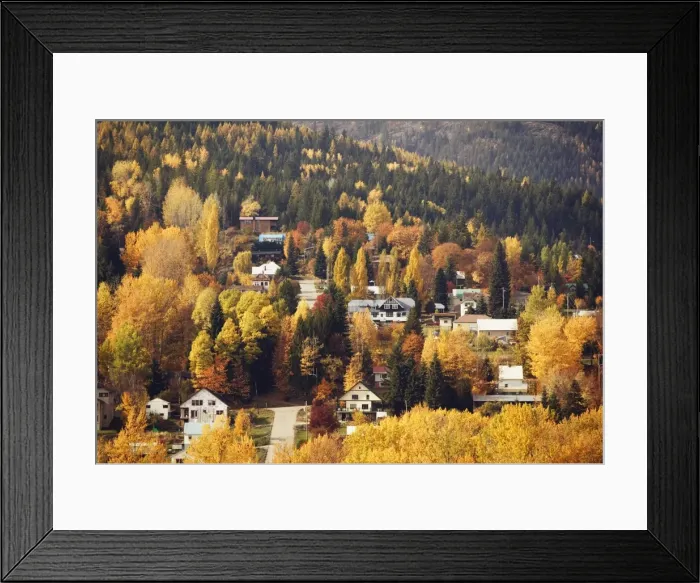 Framed Print : Rossland, British Columbia, Canada Framed Print : Rossland, British Columbia, Canada