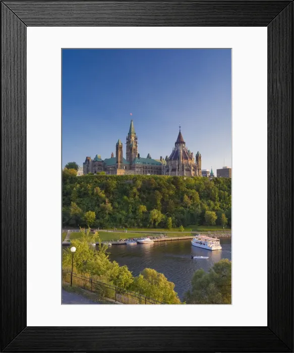 Framed Print : Parliament Hill and Ottawa River Framed Print : Parliament Hill and Ottawa River
