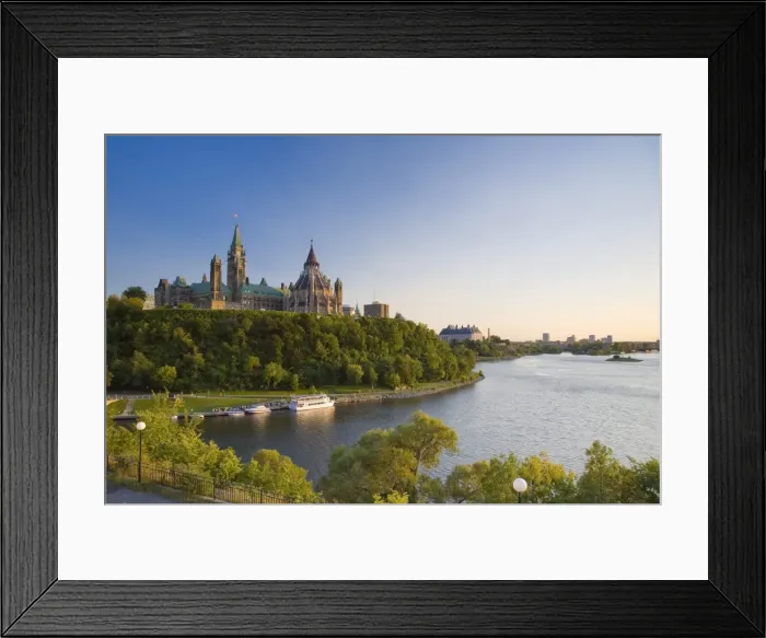 Framed Print : Parliament Hill and Ottawa River Framed Print : Parliament Hill and Ottawa River