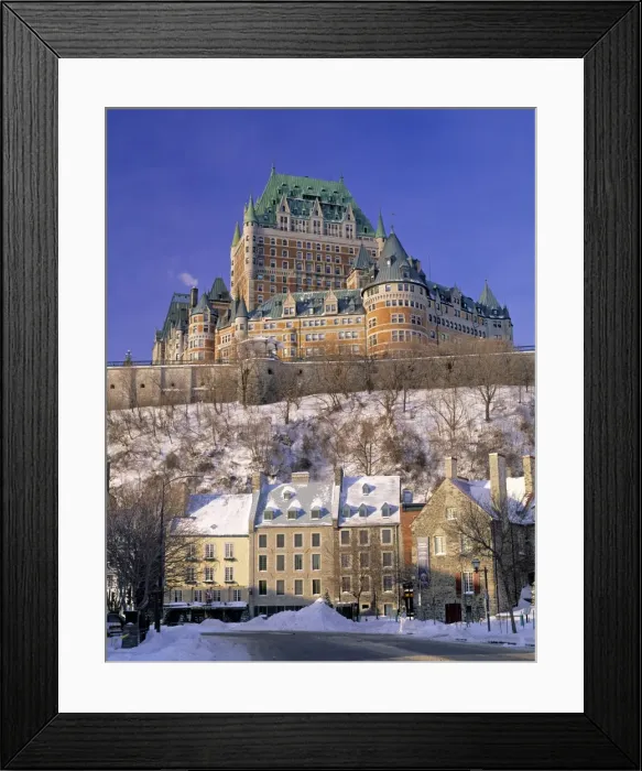 Framed Print : Chateau Frontenac Hotel Framed Print : Chateau Frontenac Hotel