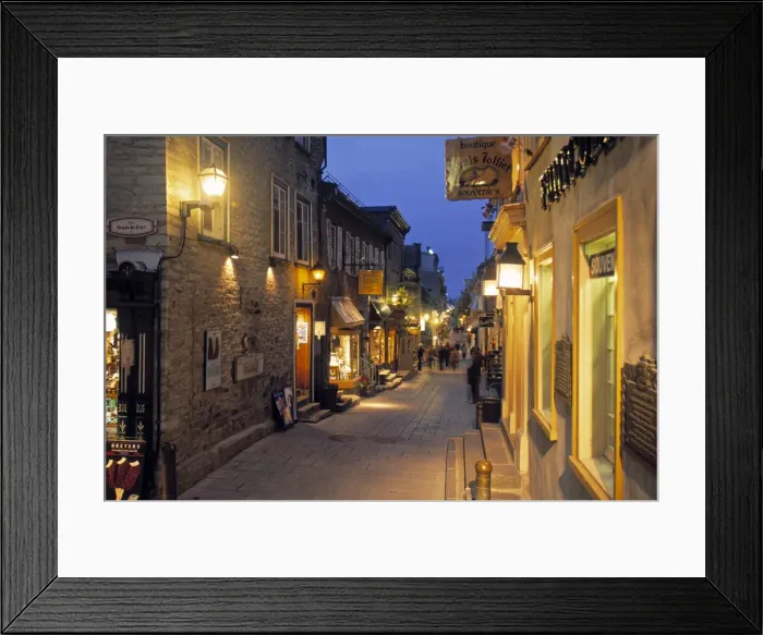Framed Print : Rue de Petit Framed Print : Rue de Petit
