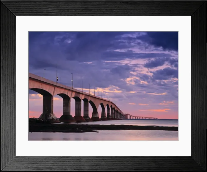 Framed Print : Confederation Bridge Framed Print : Confederation Bridge