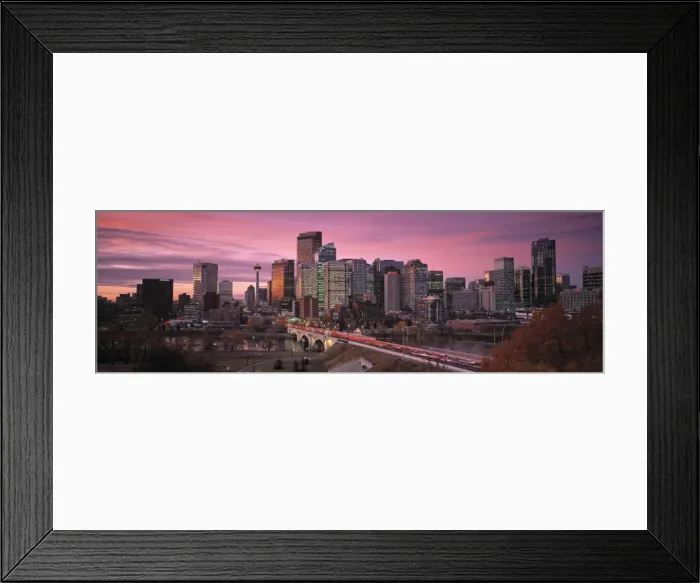 Framed Print : Calgary, Alberta Framed Print : Calgary, Alberta