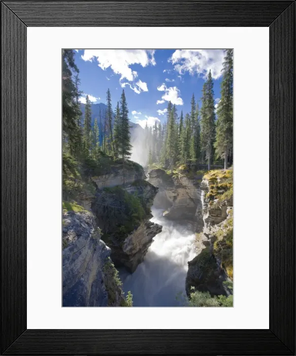 Framed Print : Athabasca Falls Waterfall, Jasper National Park, Alberta, Canada Framed Print : Athabasca Falls Waterfall, Jasper National Park, Alberta, Canada