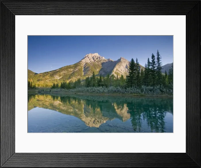 Framed Print : Mt. Lorette & Lorette Ponds Framed Print : Mt. Lorette & Lorette Ponds
