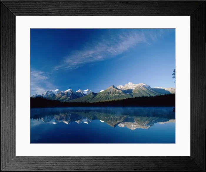 Framed Print : Banff National Park / Herbert Lake Framed Print : Banff National Park / Herbert Lake