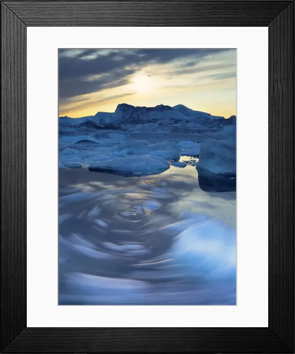 Framed Print : Icebergs, Disko Bay, Greenland Framed Print : Icebergs, Disko Bay, Greenland