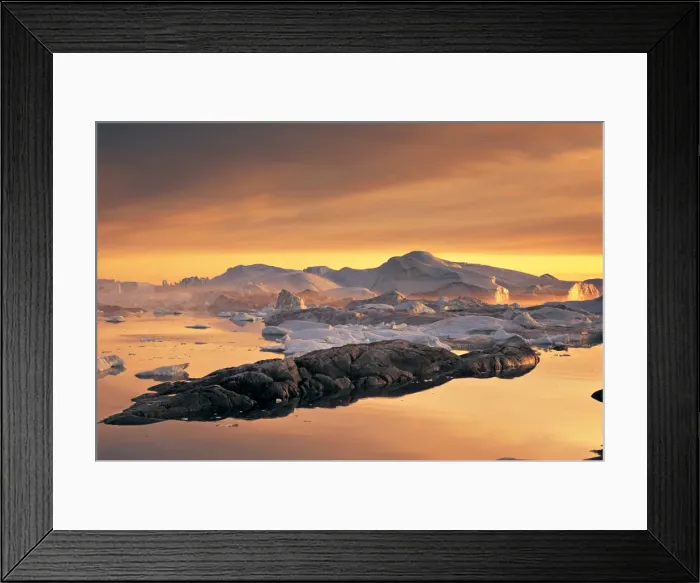 Framed Print : Disko Bay, Greenland Framed Print : Disko Bay, Greenland