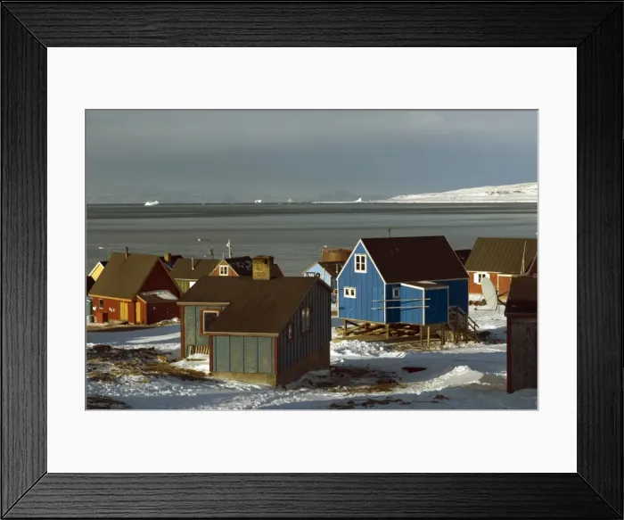 Framed Print : Greenland, Ittoqqortoormiit Framed Print : Greenland, Ittoqqortoormiit