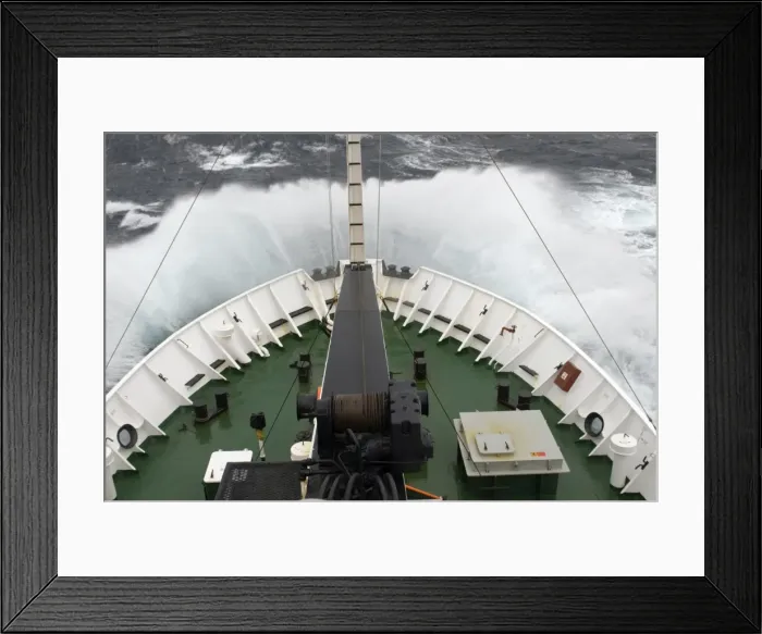 Framed Print : Greenland. The bow of the Russian cruise ship Professor Framed Print : Greenland. The bow of the Russian cruise ship Professor