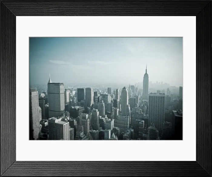 Framed Print : USA, New York City, Manhattan Skyline including Empire State Building Framed Print : USA, New York City, Manhattan Skyline including Empire State Building