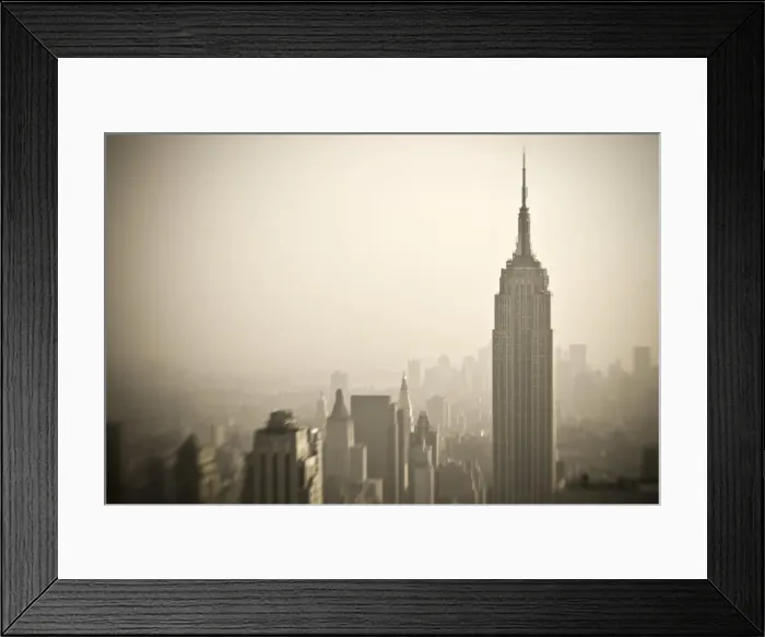 Framed Print : USA, New York City, Manhattan Skyline including Empire State Building Framed Print : USA, New York City, Manhattan Skyline including Empire State Building