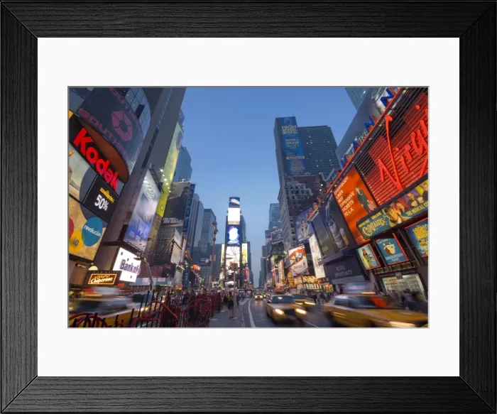 Framed Print : USA, New York City, Manhattan Times Square Framed Print : USA, New York City, Manhattan Times Square