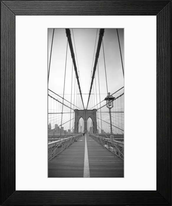 Framed Print : USA, New York City, Manhattan & Brooklyn Bridge Framed Print : USA, New York City, Manhattan & Brooklyn Bridge