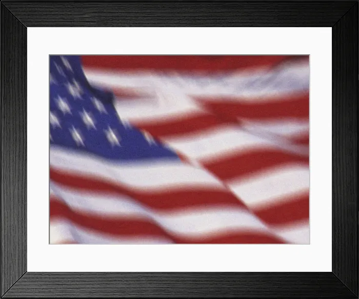 Framed Print : US Flag