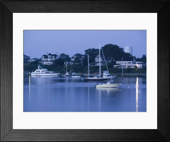 Framed Print : Inner Harbour, Edgar Town, Marthas Vineyard, Massachusetts, USA Framed Print : Inner Harbour, Edgar Town, Marthas Vineyard, Massachusetts, USA