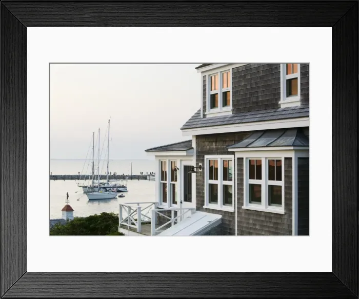 Framed Print : Harbour, Menemsha, Marthas Vineyard, Massachusetts, USA Framed Print : Harbour, Menemsha, Marthas Vineyard, Massachusetts, USA