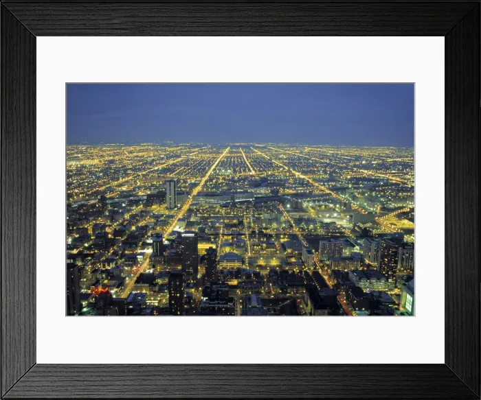 Framed Print : Suburban Chicago Framed Print : Suburban Chicago