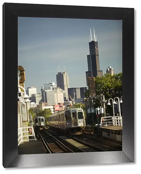 El Train, Chicago, Illinois, USA