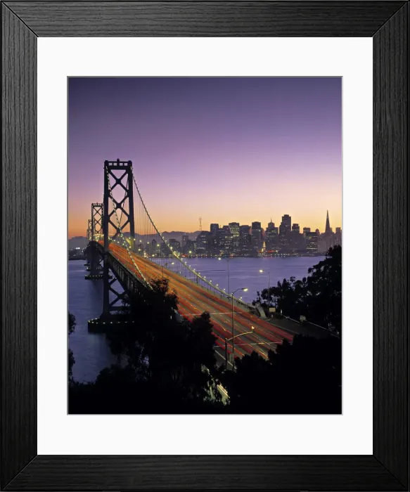 Framed Print : Oakland Bay Bridge Framed Print : Oakland Bay Bridge