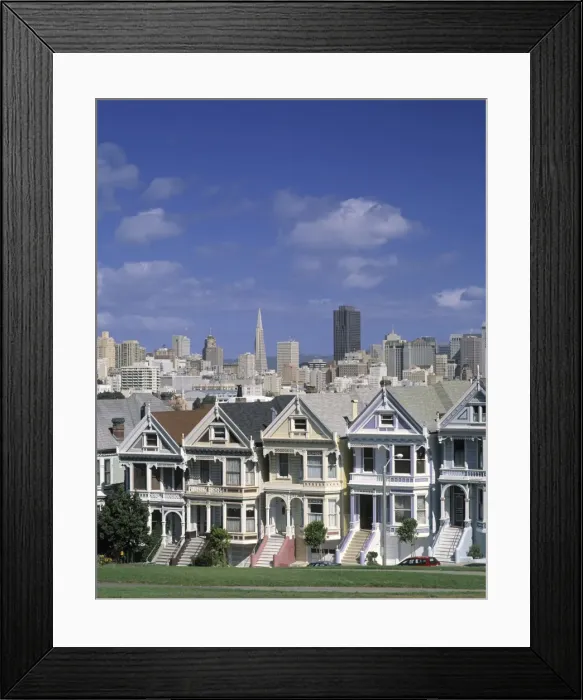Framed Print : Alamo Square Framed Print : Alamo Square