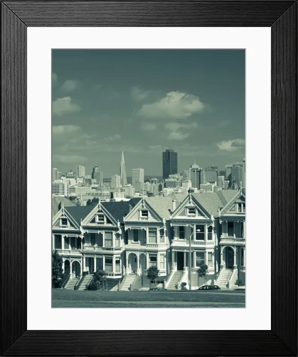 Framed Print : Alamo Square Framed Print : Alamo Square