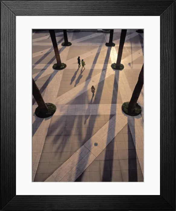Framed Print : Plaza, 5th Street Framed Print : Plaza, 5th Street