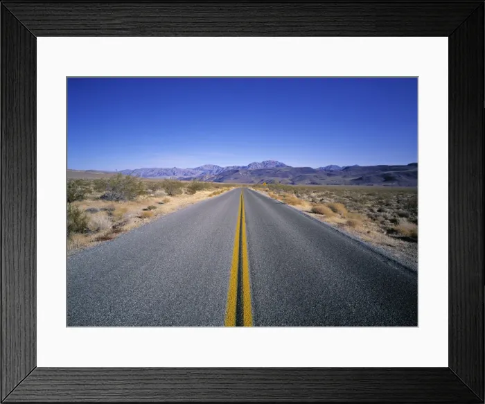 Framed Print : Desert Road Framed Print : Desert Road