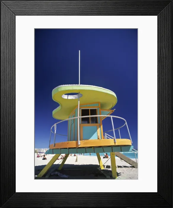 Framed Print : Lifeguard Station Framed Print : Lifeguard Station