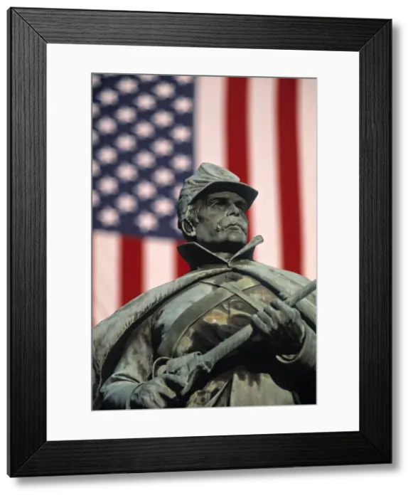 Framed Print : Civil War Monument Framed Print : Civil War Monument