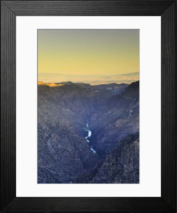 Framed Print : Black Canyon of The Gunnison National Park