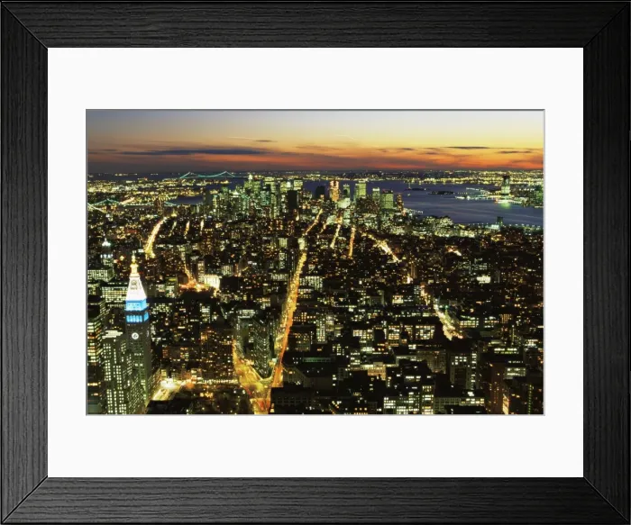 Framed Print : Manhatthan, New York City, USA Framed Print : Manhatthan, New York City, USA