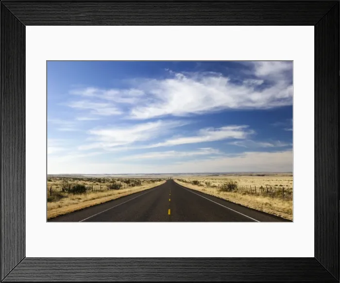Framed Print : Road near Marfa, West Texas, USA Framed Print : Road near Marfa, West Texas, USA
